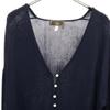 Fendi Long Sleeve Made In Italy Cardigan 36 Navy Women Used