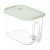 62KD Plastic Leak Proof Iced Beverage Dispenser With Tap Drink Container for Fridge