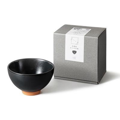 Mino Ware Red Clay Diameter 11cm X Height Made In Dishwasher Stylish &NE NAW-193-BK Bowl, Haretoke, Black, 7cm, Japan, Safe, Matte,