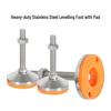 Zhunming 304 Stainless Steel Heavy-Duty Adjustable Leveling Feet