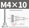 GB834 High Head Knurled Hand-Tightening Screw with Large Toothed Round Head