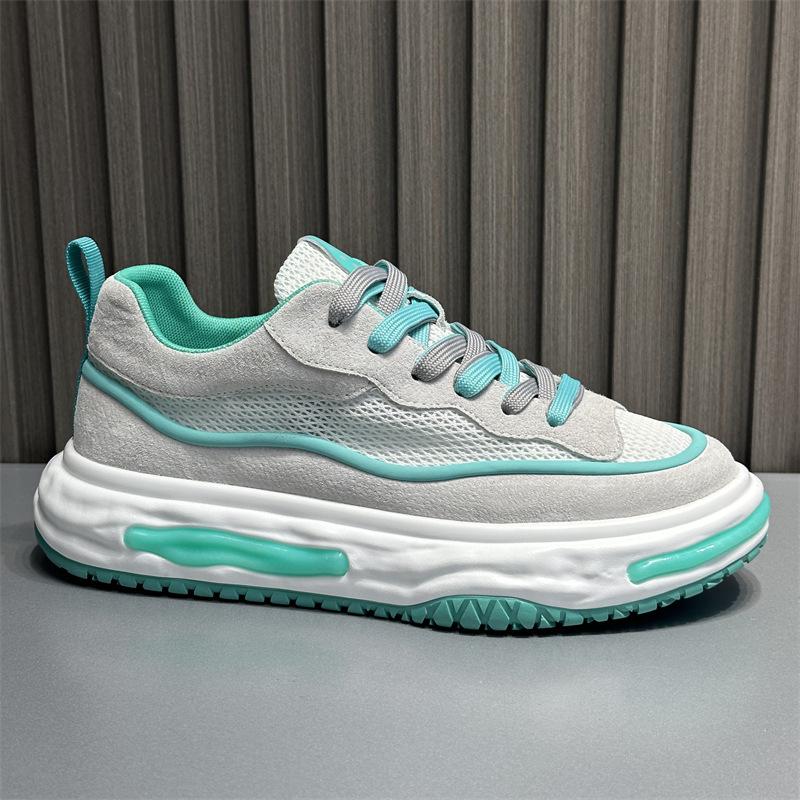 Summer new mesh breathable thick baseplate shoes dl 38 озеро синий