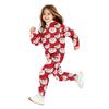 Kids Christmas Print Hoodie Set - Children's Hooded Pullover Top for Boys and Girls