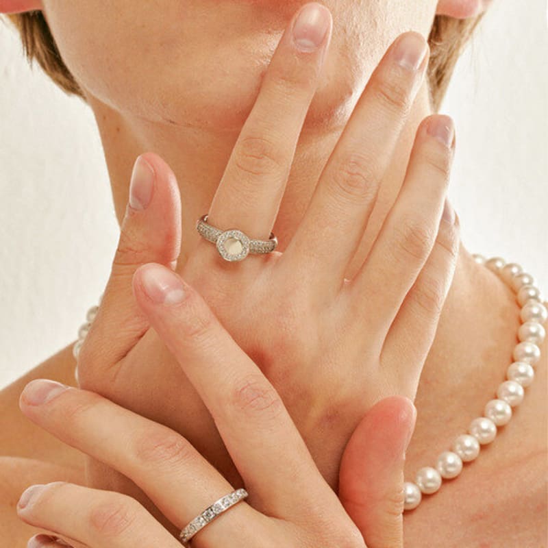 qudokorea kudo basic deluxe ring silver