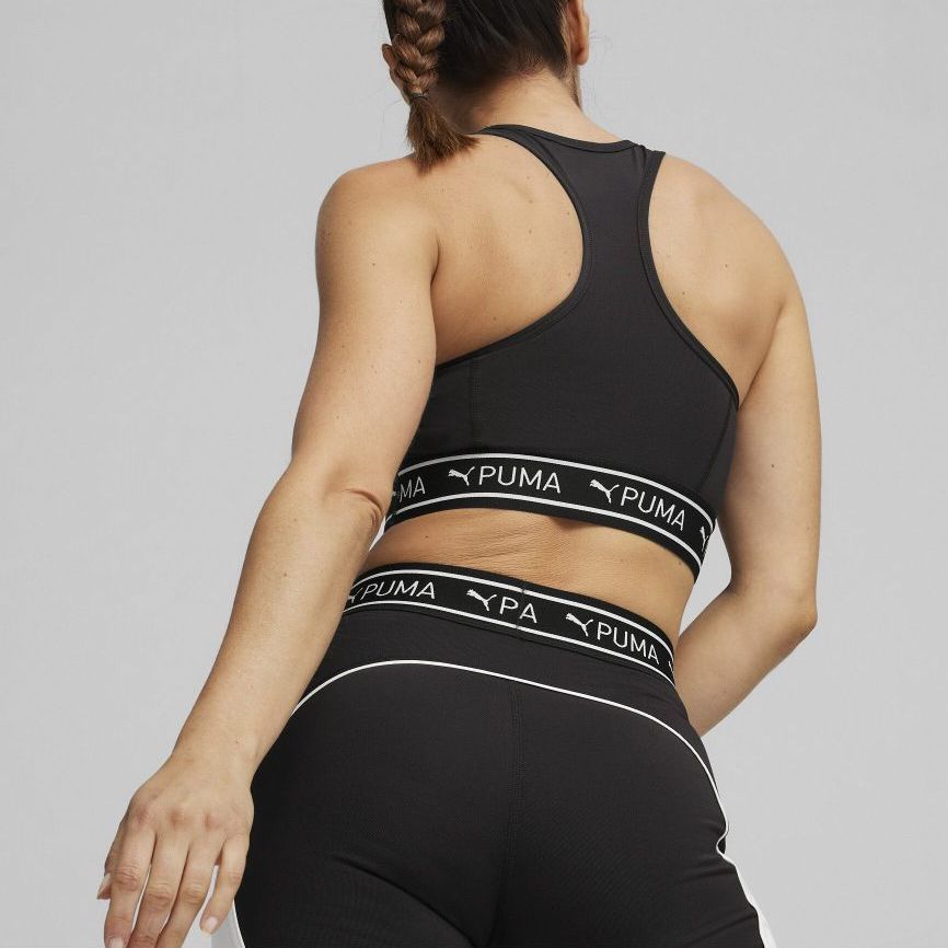 Puma Hem Letter Design Casual Training Sports Underwear Women Underwear Black 525467-01