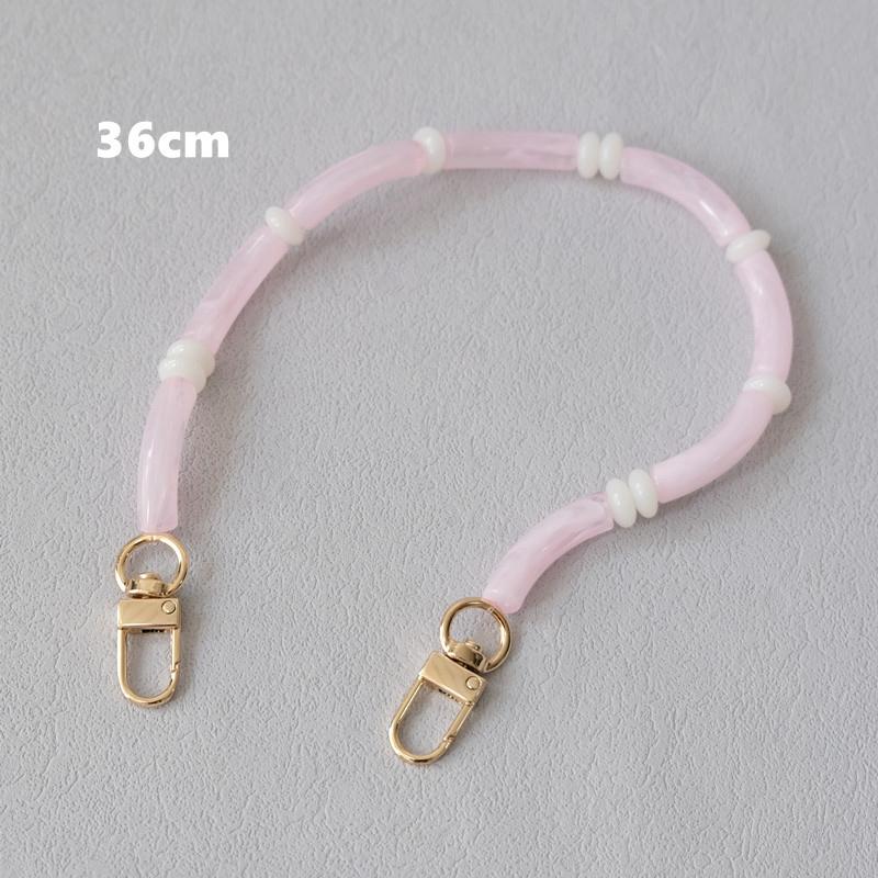 Nouă Modă Femei Geantă Accesoriu Detașabil Vintage Lanțuri Mărgelate Acril Acadea Curea de Lux Femei Eleagnt Mâner de Umăr Lanț