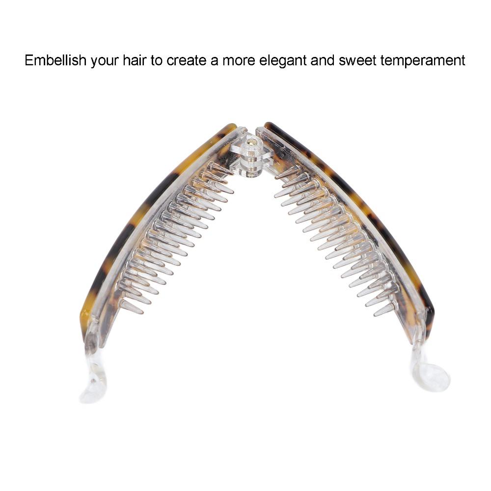 Strong Claws Banana Clip Tortoiseshell Banana Barrette Volumizing Hair Hair Claw For Women