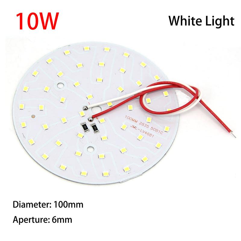 3pcs 5V 3W 5w 10w 30w LED Chip Bead Yellow Warm White Lamp Night Lights Wire Board Bulb Round Transformation Source 32MM 50mm 14mm