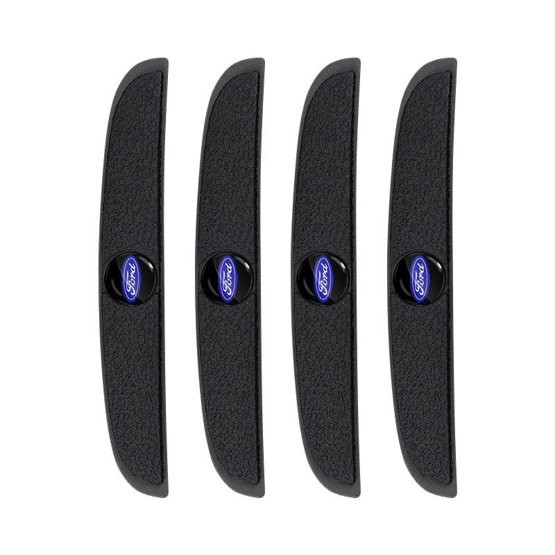 

4 шт. Наклейки-протекторы для кромок дверей автомобиля, Защитные полосы от столкновений для Ford Focus 2 3 MK2 MK3 Fiesta Mondeo Kuga Ecosport C-Max Автоаксессуары ford чёрный