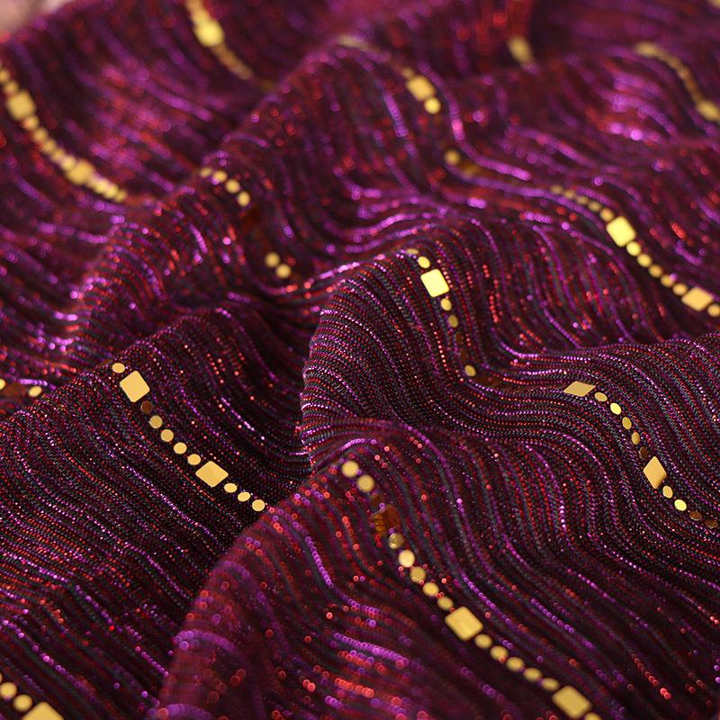 Slide Filament Colorful Striped Shawls Sequined Thin Scarf for Women Fashion Trend Personalized Shawl Scarf