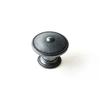 Boutons De Meuble - Rond - Zamak Vieilli - Modèle Antik - Lot De 4