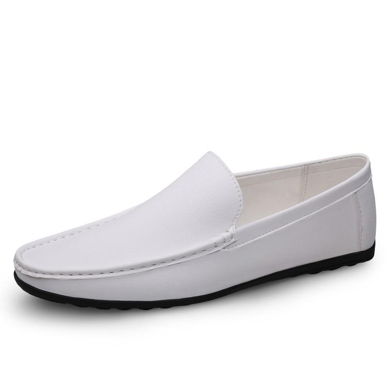 Doudou shoes men's summer men's casual style lazy shoes low-top soft sole white trend men's shoes