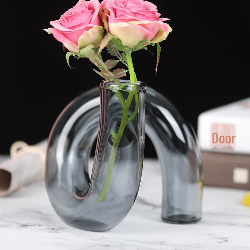 Special-shaped Glass Vase - Creative Nordic Hydroponic Decor for Living Room & Restaurant