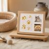 Creative Footprint Frame Safe Pet Paw Print Frame Horizontal Frame Handprint Kit  Children Gift