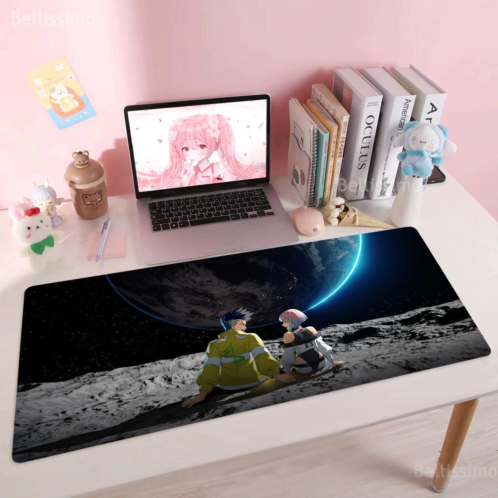 Ccyberpunk  Cute Cartoon Eedgerunners Mouse Pad Anime Keyboard Large Mousepad for Gaming Accessories Notebook Rubber Desk Mat