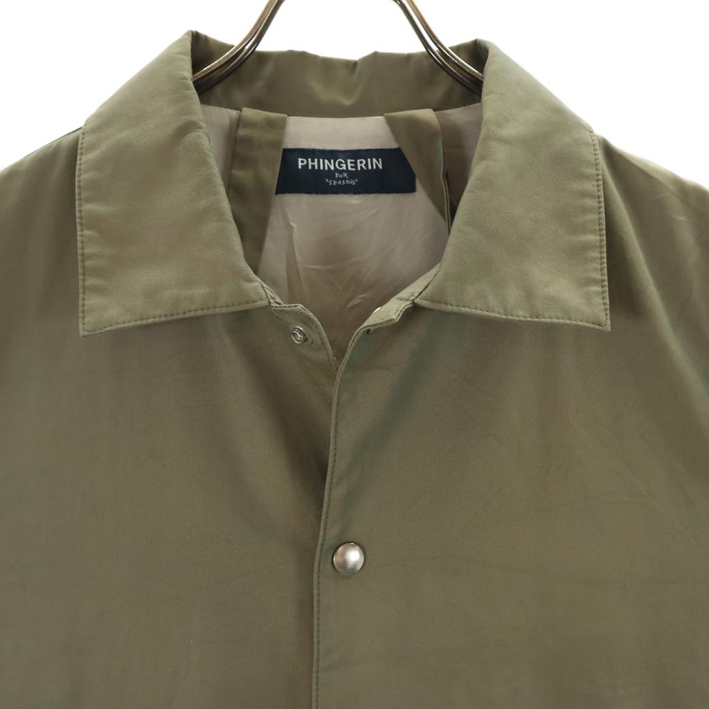 PHINGERIN Made In Japan Coach Jacket S Khaki Green Men's Used