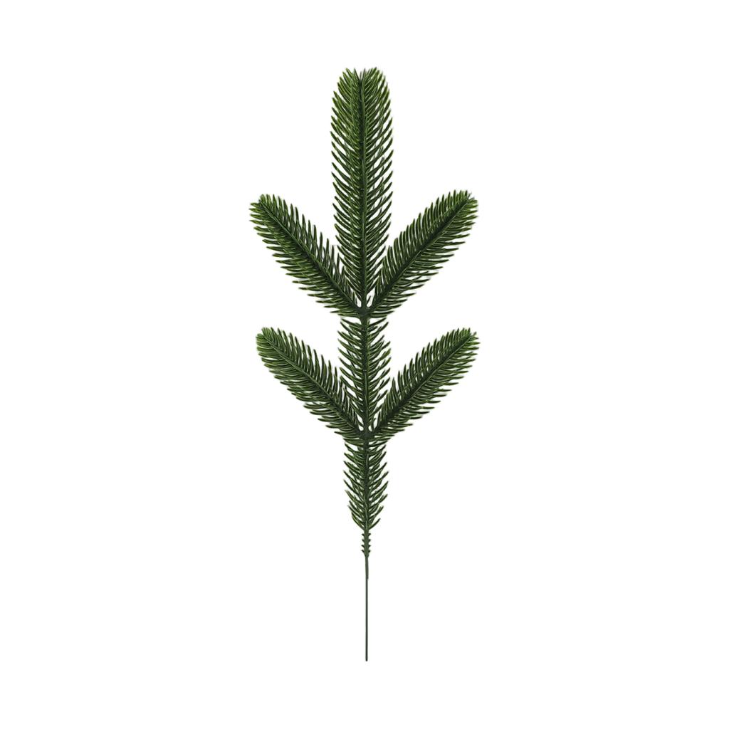 24pcs Simulated Christmas Branches, Simulated Green Plants, Christmas Home Garden Decorations, Christmas Tree Decorations