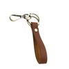 Genuine Leather Keychain for Business Professionals Portable Sturdy Keyring with Various Color for Everyday Use