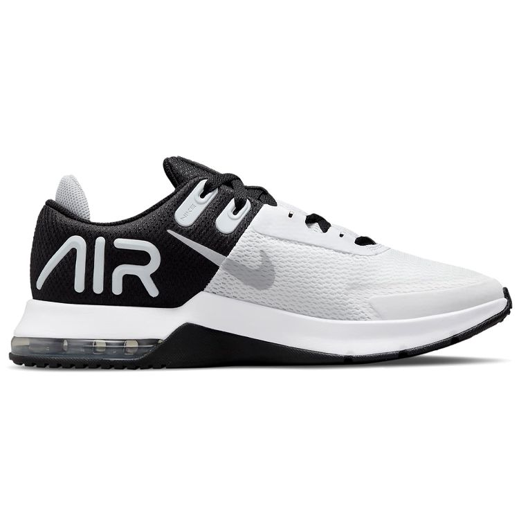 Nike Air Max Alpha Trainer 4 White Black Men Sneakers Wolf-Grey CW3396-100