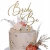 Złoty Topper Na Tort Wieczór Panieński Bride To Be Złote Lustro Lustrzany