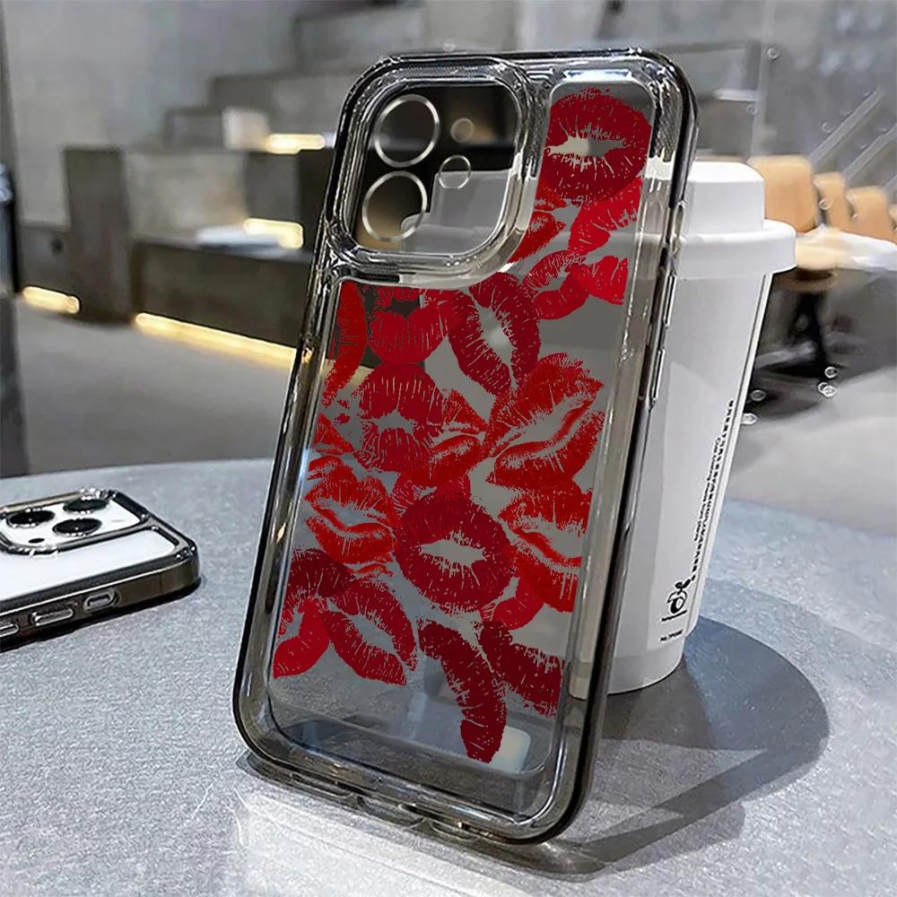 Custodia per iPhone 15 14 13 12 11 XSM XR X 7 8 Plus Fiore Cielo Ins Custodia per Telefono Protezione Completa Custodia Trasparente Copertura Morbida