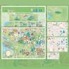 Self-Adhesive Mini Landscape Stickers Forest Town 3D DIY Stickers NEW Stacking Stickers  Home Decor