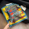 New artificial silk shell marine silk scarf 71cm square scarf professional scarf shawl scarf