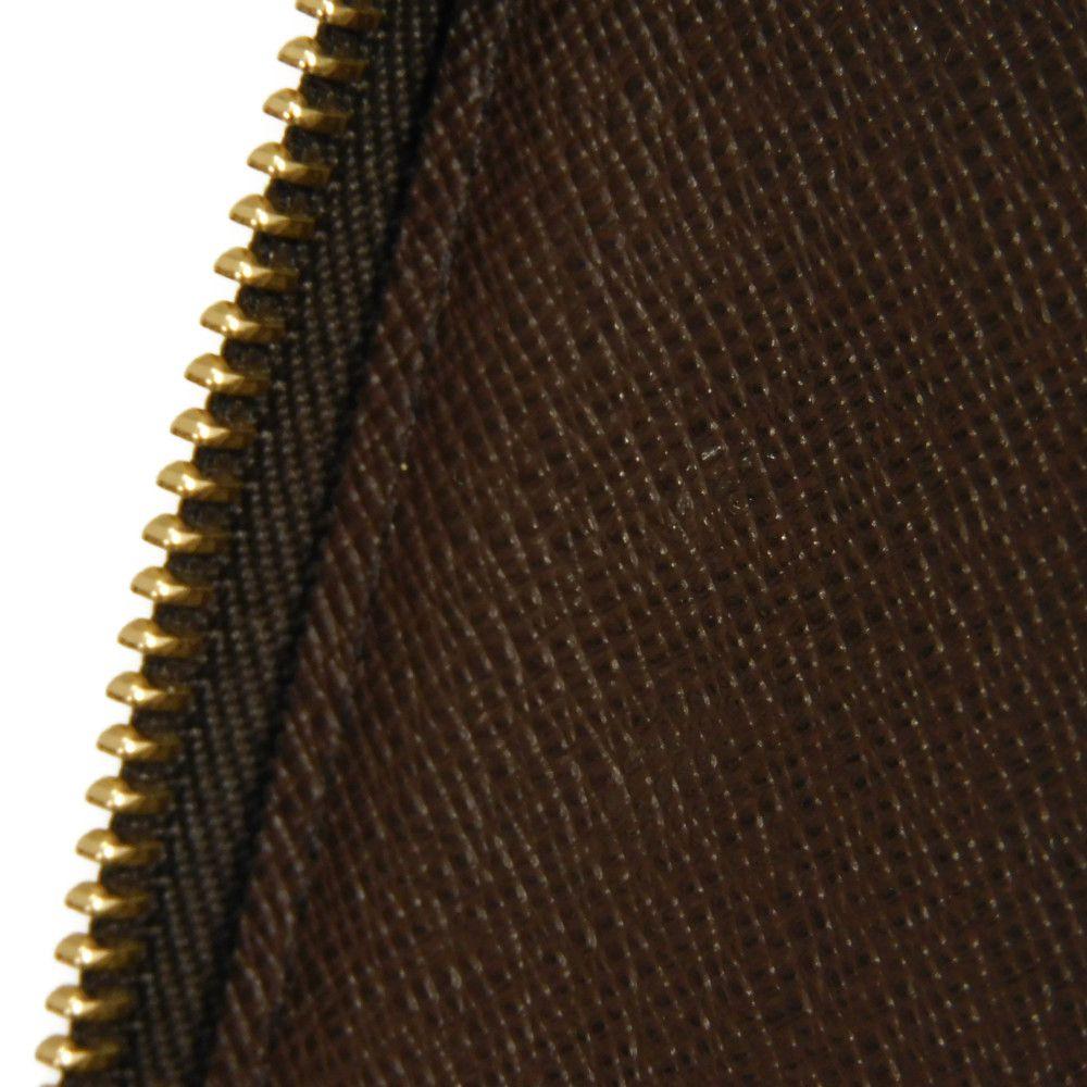 Used 12564 Zippy Organizer N60003 7940 Old Model Logo Brown Zip Around Card Case Coin Purse Damier Ebene Unisex from