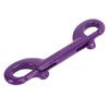 90mm 316 Stainless Steel Diving Double Headed Hook Quick Release Spring Hooks for Diving BCD Purple