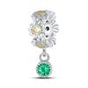 Serie Charmscoppergreen Ciondolo Foglia di Monstera Perline Originali per Braccialetti per Donne Creazione di Gioielli Regali