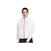 Jordan Knit Hooded Cardigan Sweatshirt Women Tops White CW6503-100