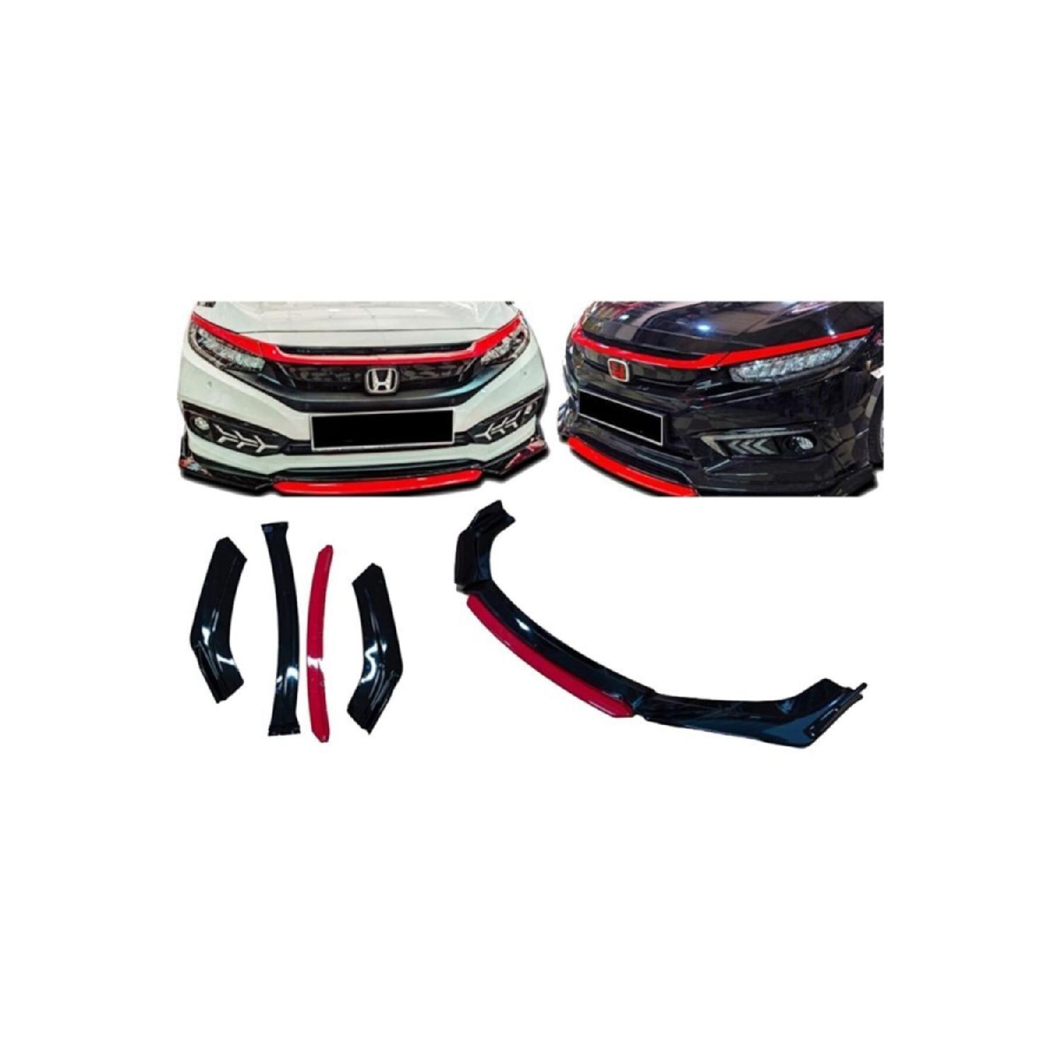 

Подходит для Chevrolet Cruze Universal Flap 4 шт. губ фортепиано черный красный язык