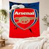 Arsenal Football Player Boho Wall Tapestry Psychedelic Art Made for Reading Corner Balcony Dorm Wall All Season Exotic Pattern Gift for Birthday