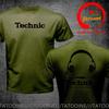 Technics Headphone Print T Shirts Unisex Disco Dj Party House Detroid Harajuku Fashion T Shirt Oversized Tshirt Trendy Dj Tee Tops