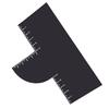 4pcs Reusable Hairline Shaping Tool Easy To Clean Edge Line Up Tool Barber Enhancement Card  For Men
