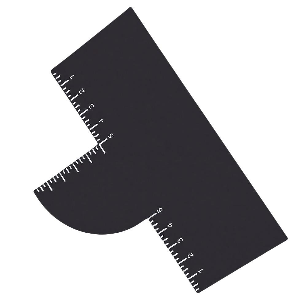 4pcs Reusable Hairline Shaping Tool Easy To Clean Edge Line Up Tool Barber Enhancement Card For Men