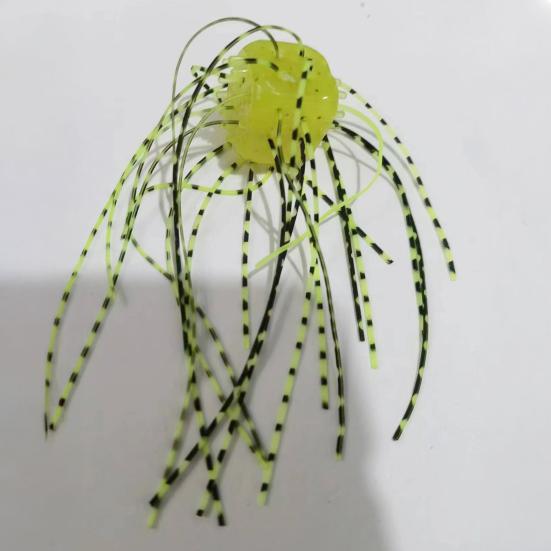 10 ks 1,4 cm/4 g Měkká kostka nástraha se sukýnkou Pomalu potápivá Barevná PVC Umělá kostka nástraha Sladkovodní Slanovodní Okoun Sumec Rybářské příslušenství