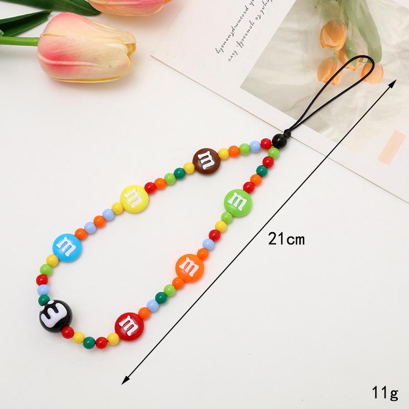 

Шарм для телефона в виде бусинок и бантика: Ремешок на запястье против падения и потери с коротким шнурком Phone Chain