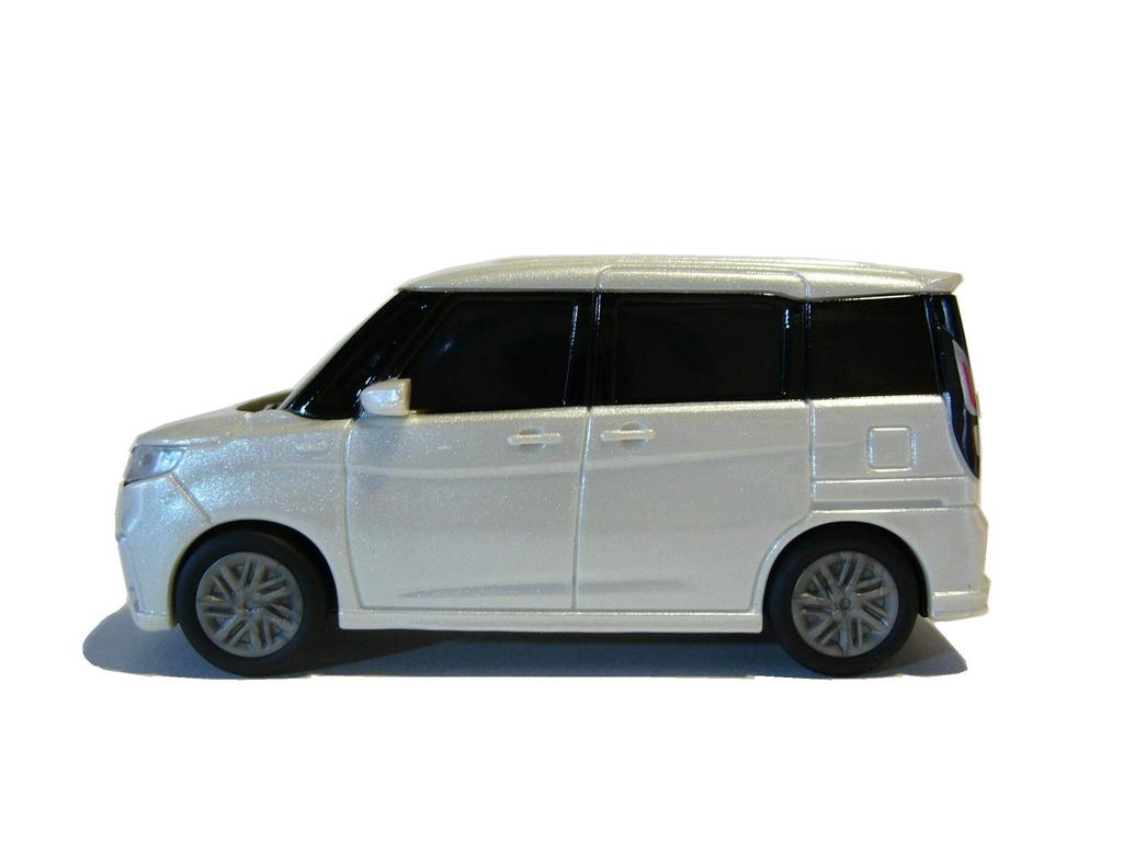 SUZUKI SOLIO 4th Generation Pullback Car Minicar Pure White Pearl 2020-