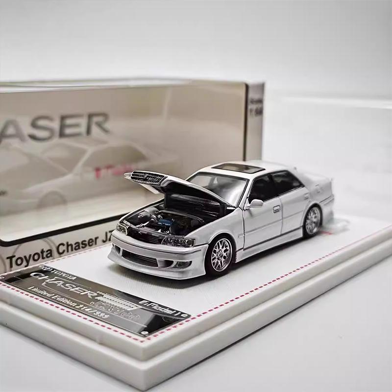 HCMF2 In Stock 1:64 Model 1 Fh Toyota Jzx100 Mk6 Chaser Simulation Alloy Miniature Die-Casting Car Models Customized Receive Toys Gift