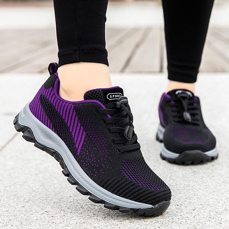 Genuine Mesh Sports Shoes for Middle-Aged Women and Men - Spring/Summer Walking Sneakers