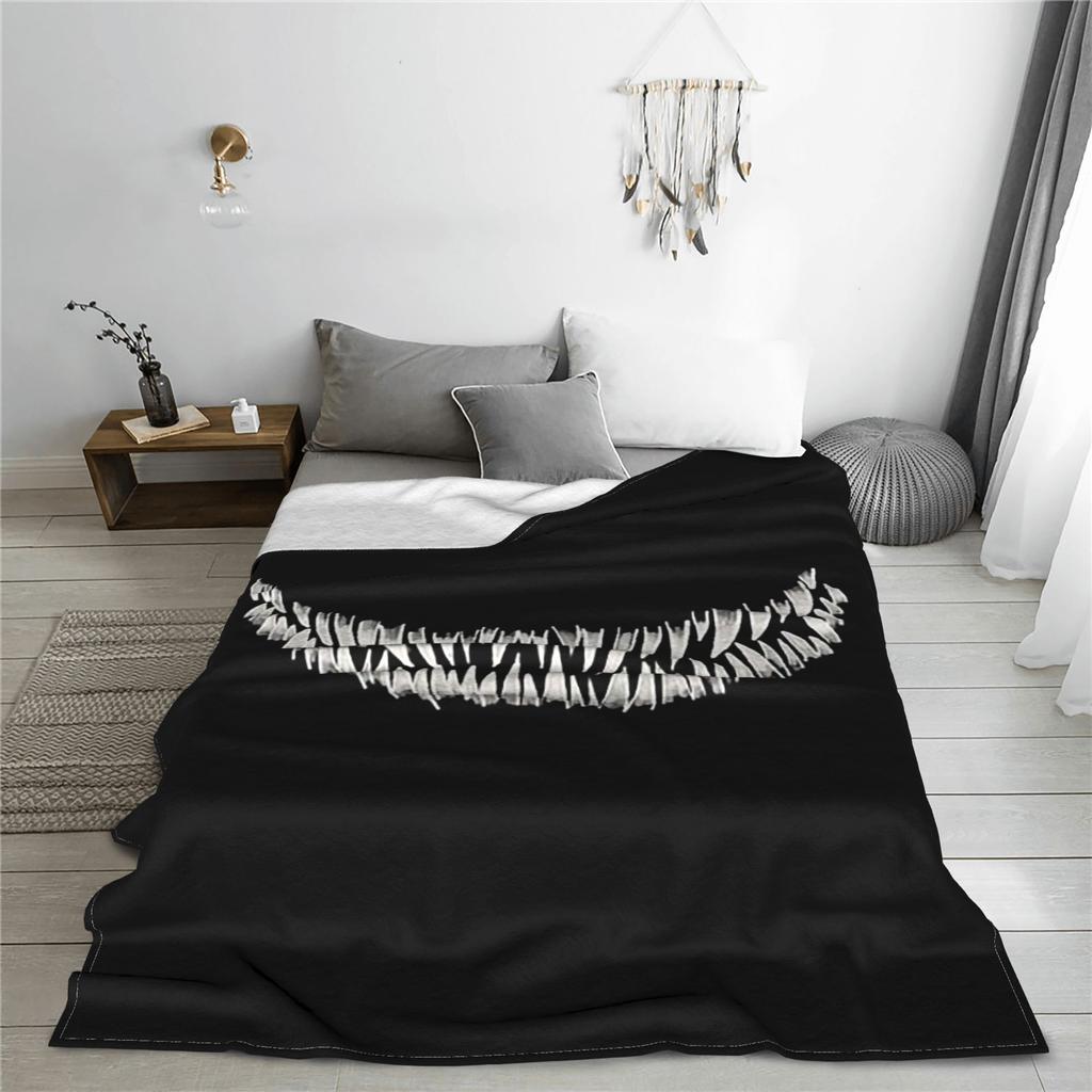 Monster teeth IV Blankets Warm Fleece Sofa Throw Blanket for Home Bedroom Outdoor Throws Bedspread Quilt