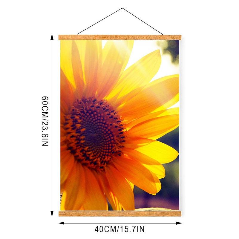 41 cm/51 cm girasole magnetico poster appendiabiti cornice naturale cornice appendiabiti cornice per foto cornice per arte della parete cornice artigianale