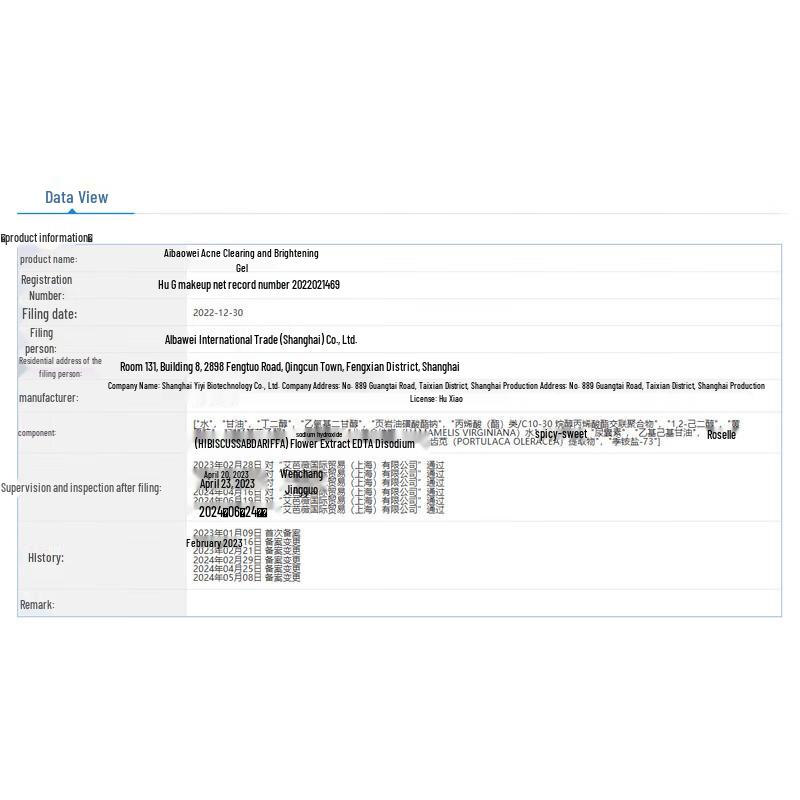 Aibowei Anti-Acne Purifying Gel