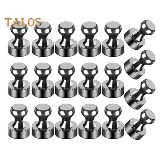 10Pcs Fridge Magnets Metal Magnetic Push Pins Polished Surface Widely Used Refrigerator Magnets Strong Fridge Magnets