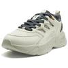 Xtep Fashionable Trendy Wear-Resistant Shock-Absorbing Low-Top Casual Shoes Men sneakers Tea-White 975319320009-7