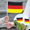 14*21cm Německá ručně mávaná vlajka Polyesterová vlajka Vlajka pro fandění