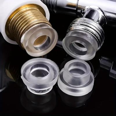 5/10 pièces Rondelles d'étanchéité universelles en silicone pour robinet avec collier de serrage. Joint étanche à l'eau pour plomberie domestique, robinets.
