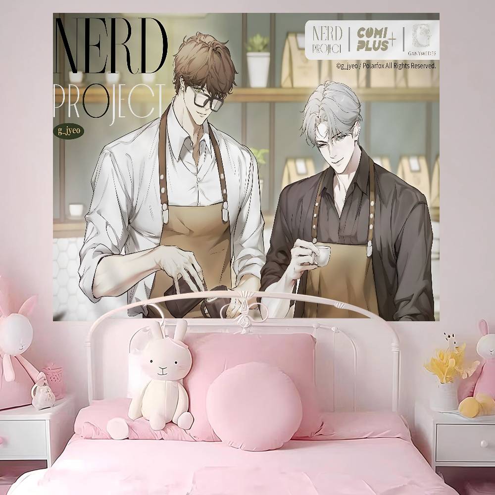 Nerd Project Bl Anime Printed Large Wall Tapestry Hanging Tarot Hippie Wall Rugs Dorm Art Home Decor