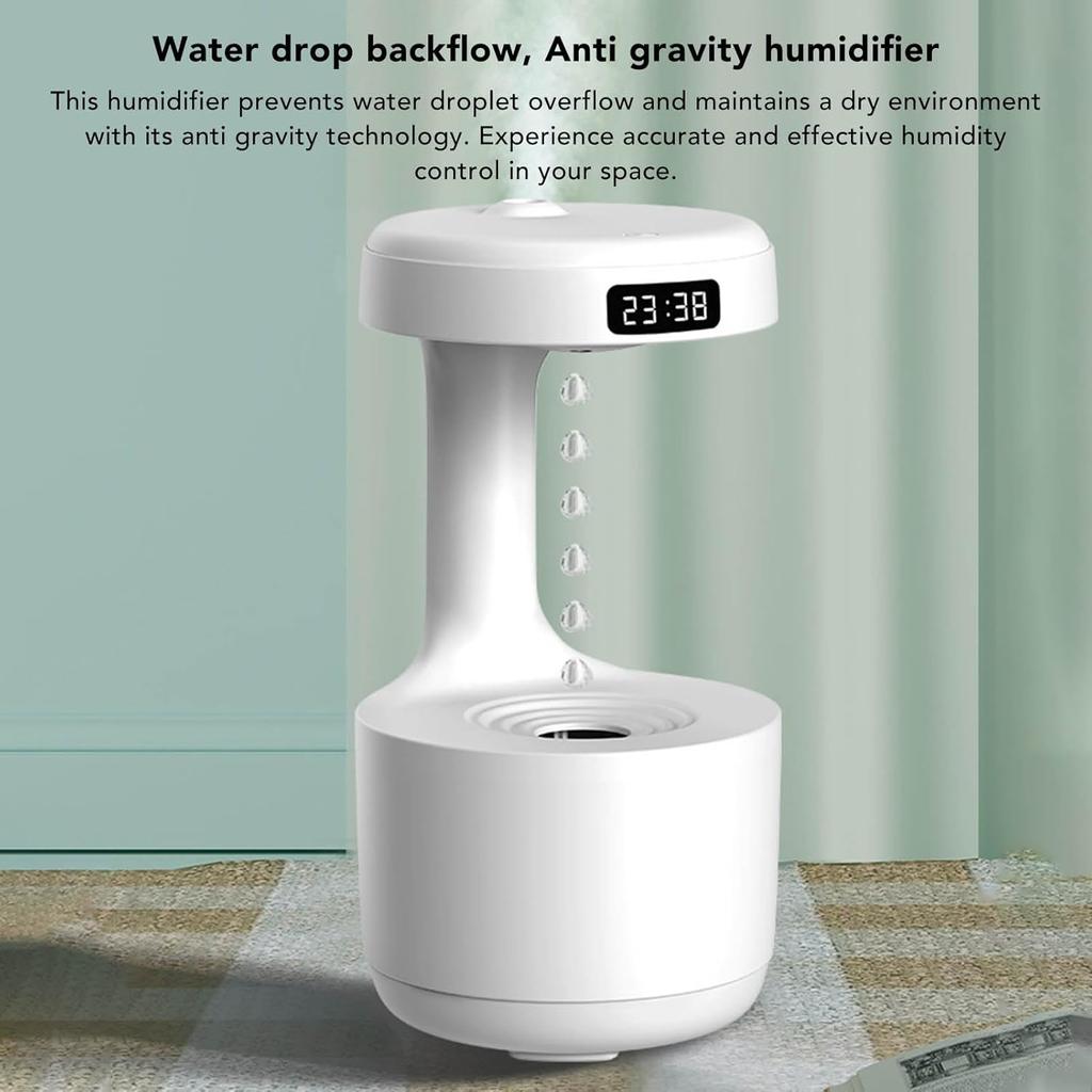 Cool Mist Humidifiers, 800ml Anti Cool Mist Humidifier, Anti Water Droplets Humidifier with Night Light, Portable Quiet Air Humidifier for Home